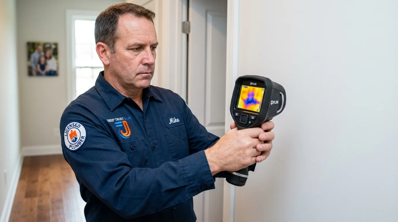 Thermal imaging leak detection by Johns Plumbing LLC in Morocco